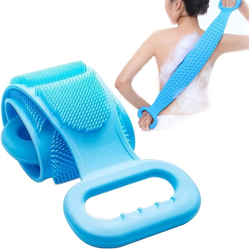 Shower Body Exfoliating Brush Double Sided Back Scrubber Long