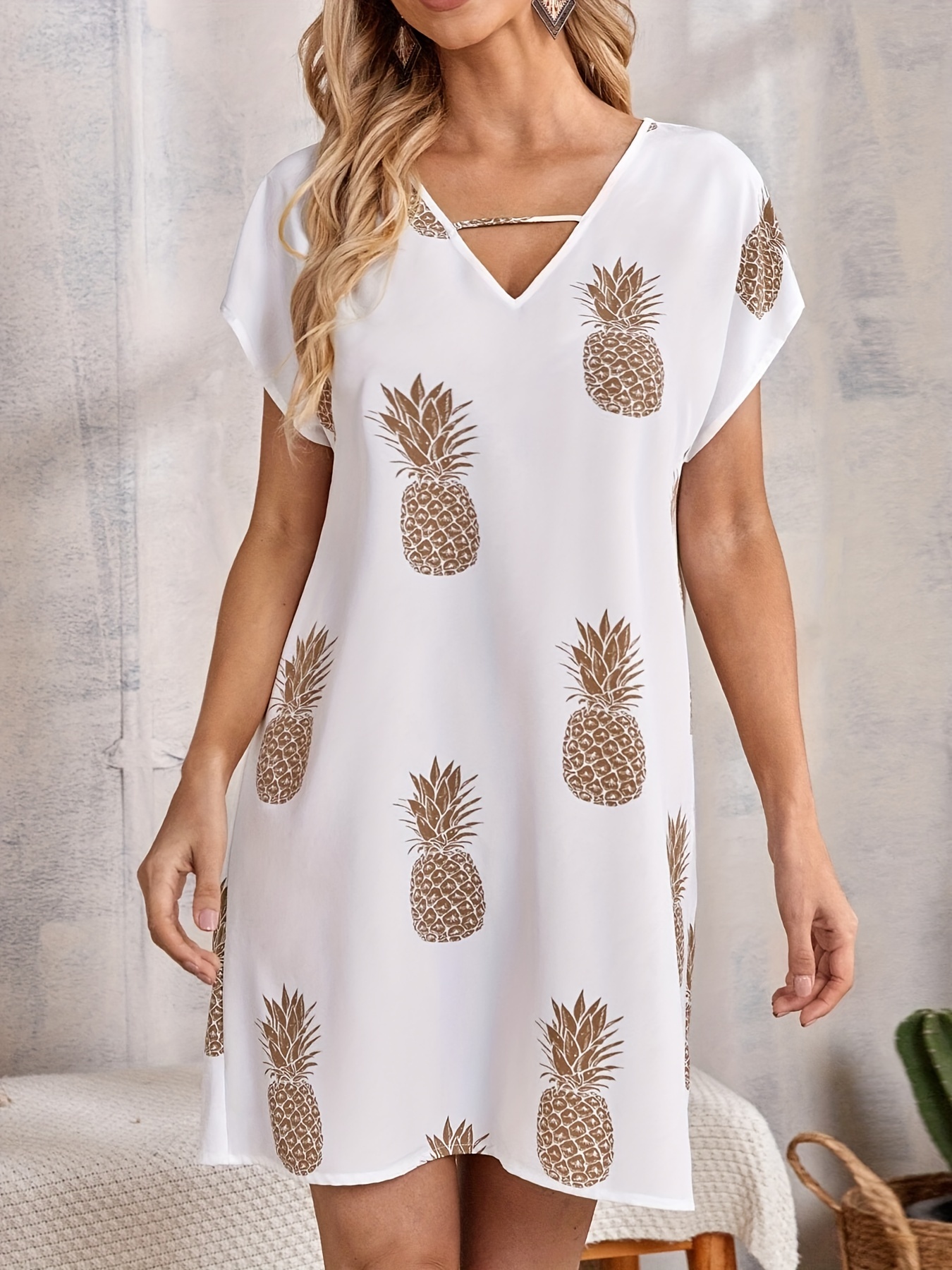 Pineapple Dress - Temu Australia