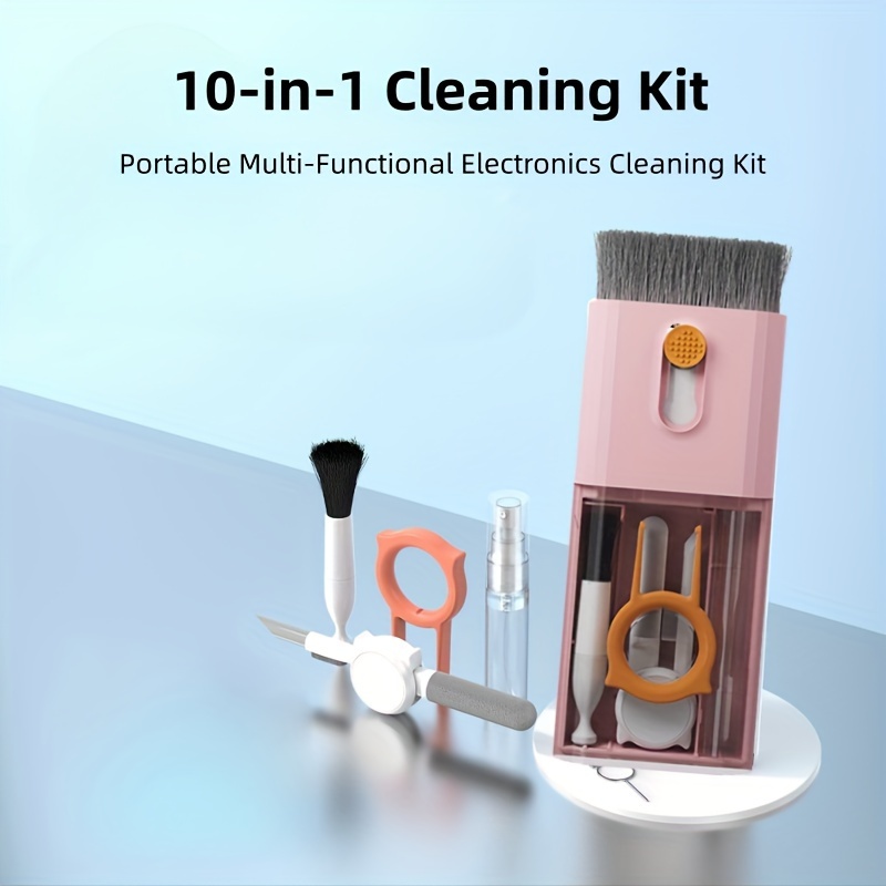 1 Soft Brush Computer Cleaning Kit Keyboard Cleaner Earphone - Temu