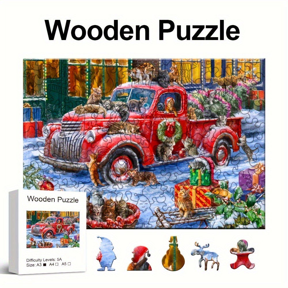 Unique Dog Home Wooden Puzzle Advanced Jigsaw For Adults And - Temu