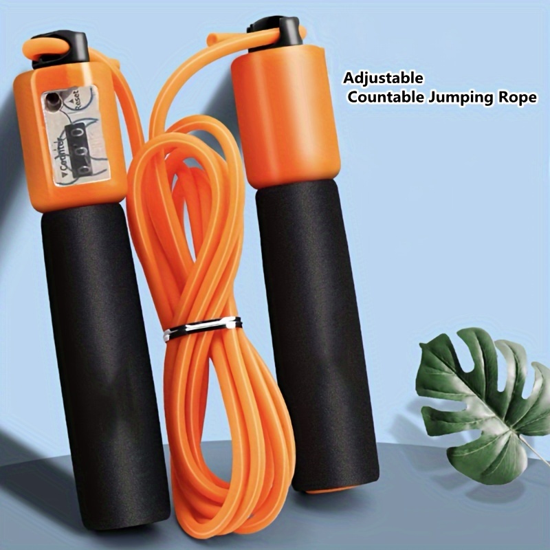 1pc Wear Resistance Adjustable Jumping Rope, Sports Skipping Rope For Body  Shapin, Training, Weight Loss