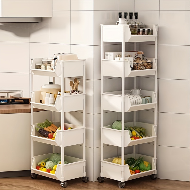 Storage Holder, Removable Storage Cart, Assembled Stackable Storage  Organizer Rack, Multifunctional Multi-layer Finishing Storage Rack, For  Bathroom, Living Room. Kitchen And Office, Kitchen Organizers And Storage,  Kitchen Accessories - Temu United Kingdom