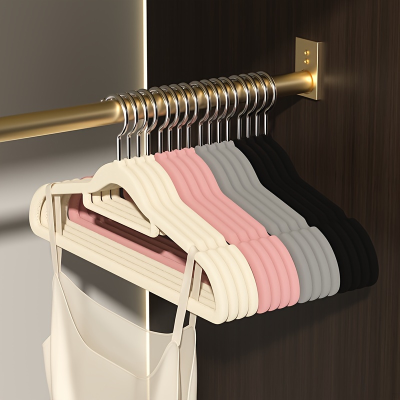 Clothes Hangers With Non-slip Design, Traceless Clothes Racks, Sturdy Heavy  Duty Coat Durable Hangers, Household Clothes Drying Storage And  Organization For Bedroom, Bathroom, Home - Temu New Zealand