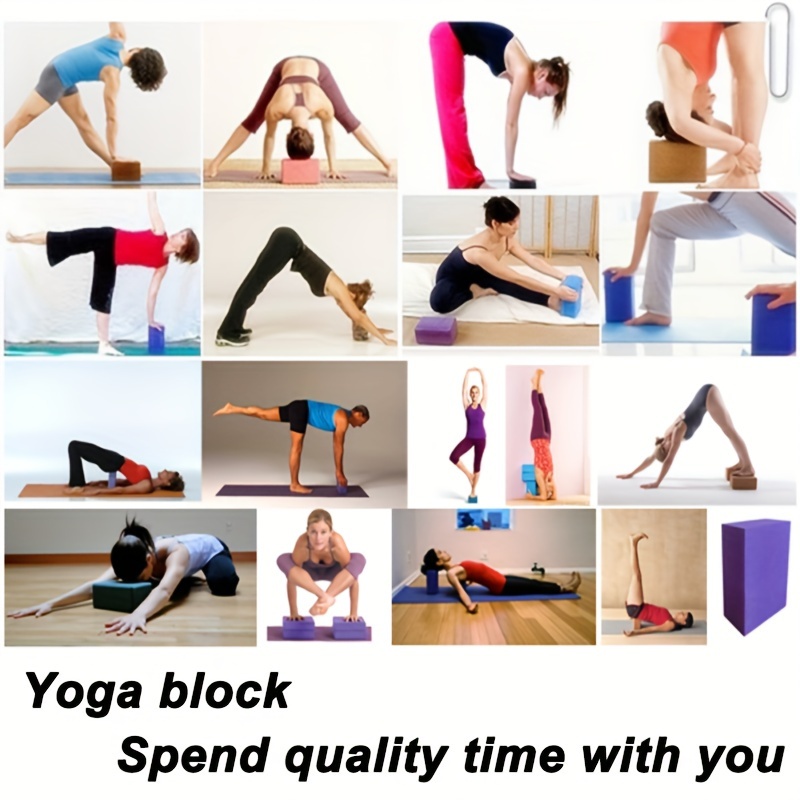 Buy ULTIMAX 2 Pack Yoga Blocks High Density EVA Foam Brick Soft Non-Slip  Surface Exercise Bricks Stability and Balance for Exercise, Yoga, Pilates,  Meditation, Aid Balance- Assorted Color Online in UAE
