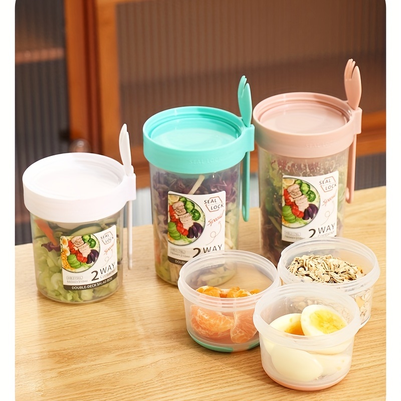 Salatmahlzeit - Salatbecher 1 Stück Tasse tragbare Shaker Austria Temu