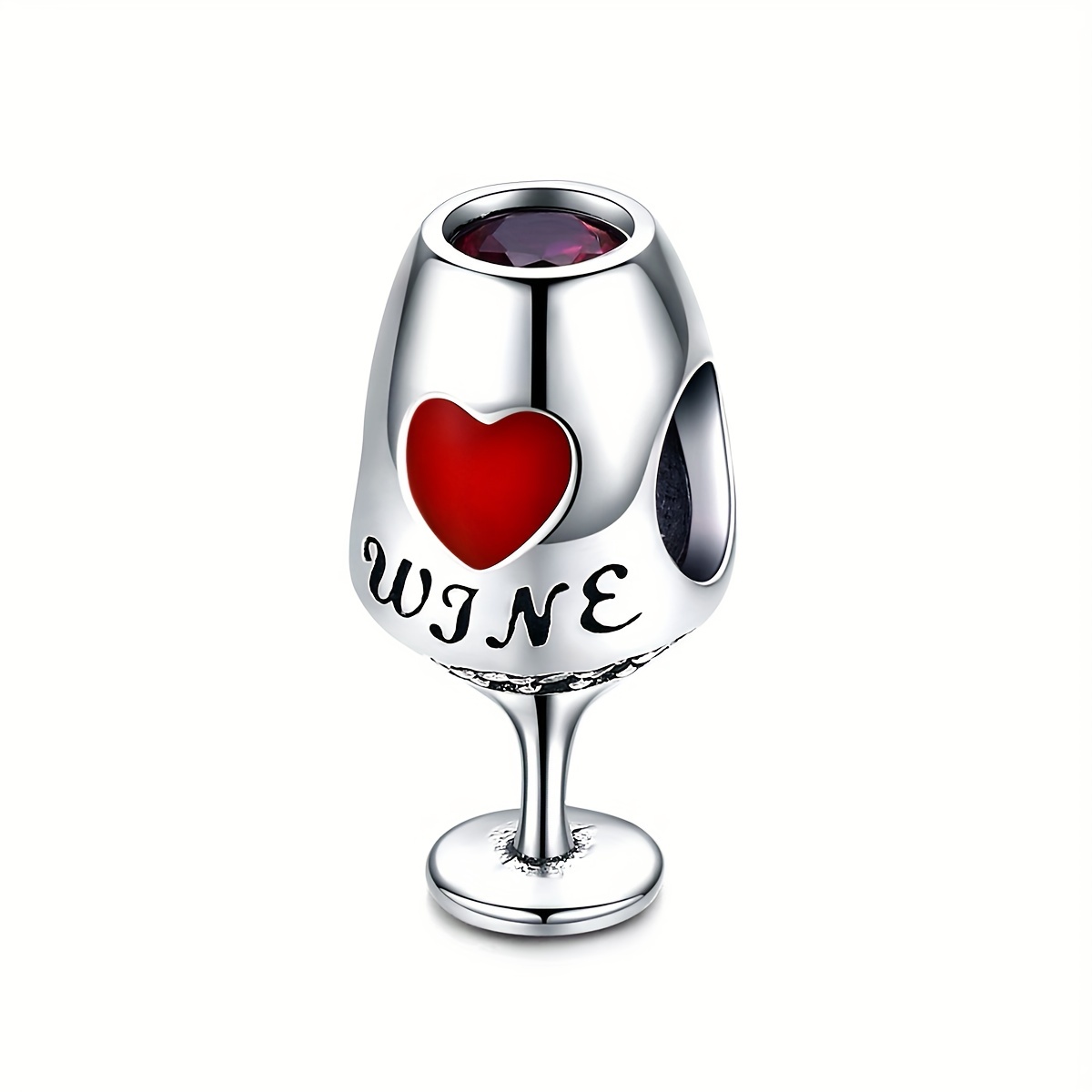 Antique Silver Alloy 3d Wine Bottle Wine Cup Wine Opener - Temu