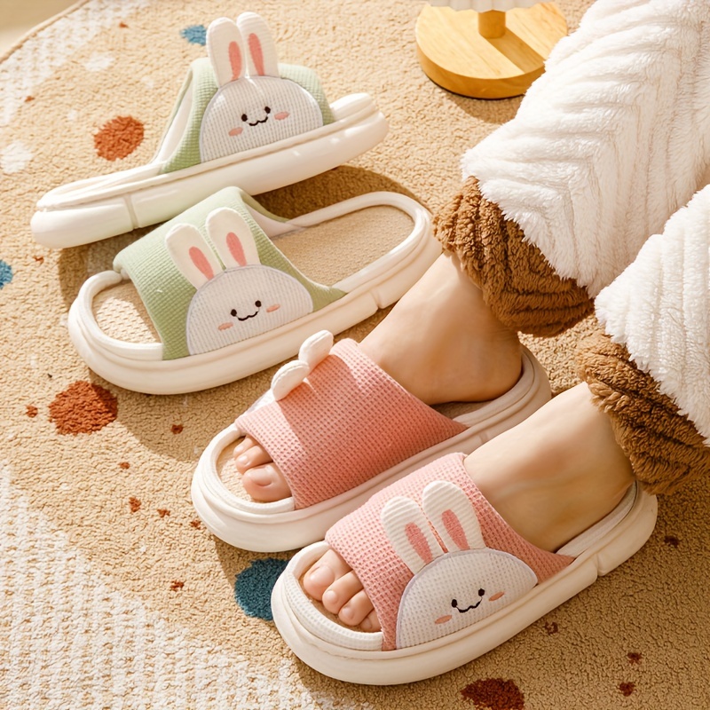 Cute open outlet toe house slippers