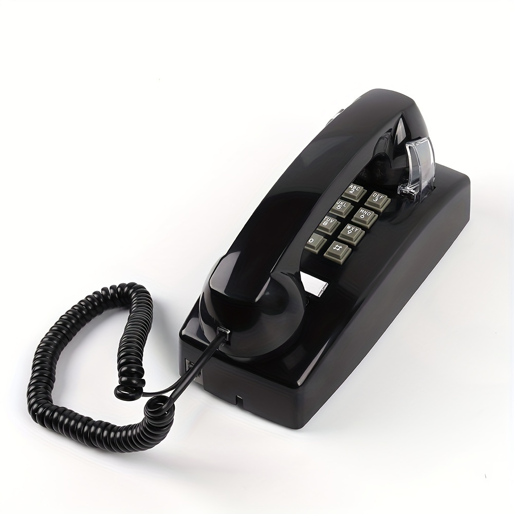 Teléfono fijo con cable, teléfonos domésticos montados en la pared,  identificador de llamadas, teléfono con cable, Hotel, oficina en casa – Los  mejores productos en la tienda online Joom Geek