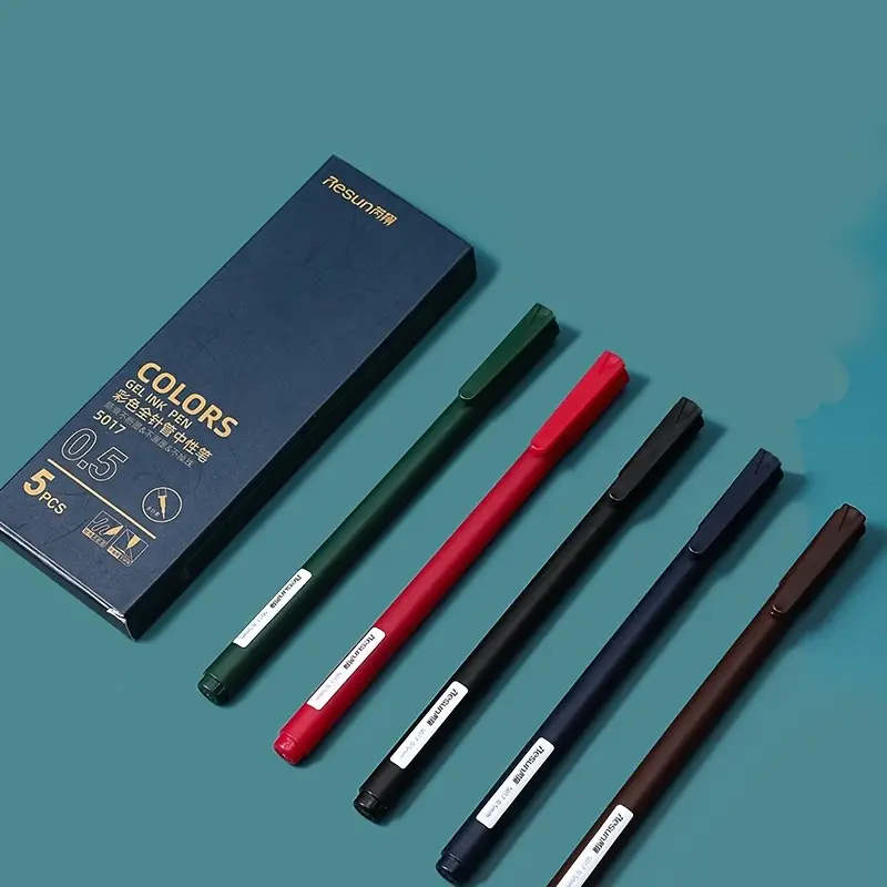 Morandi Color Gel Pens With Black Refills Add A Pop Of Color - Temu  Philippines
