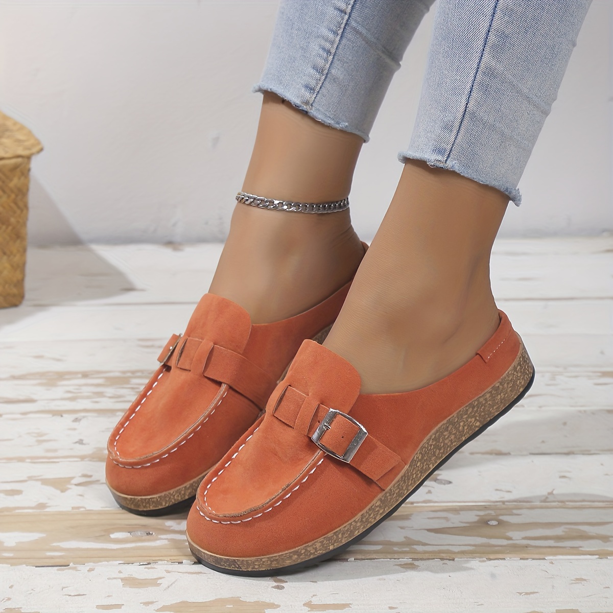 Women's Solid Color Flat Shoes Comfy Slip Soft Sole Shoes - Temu Philippines