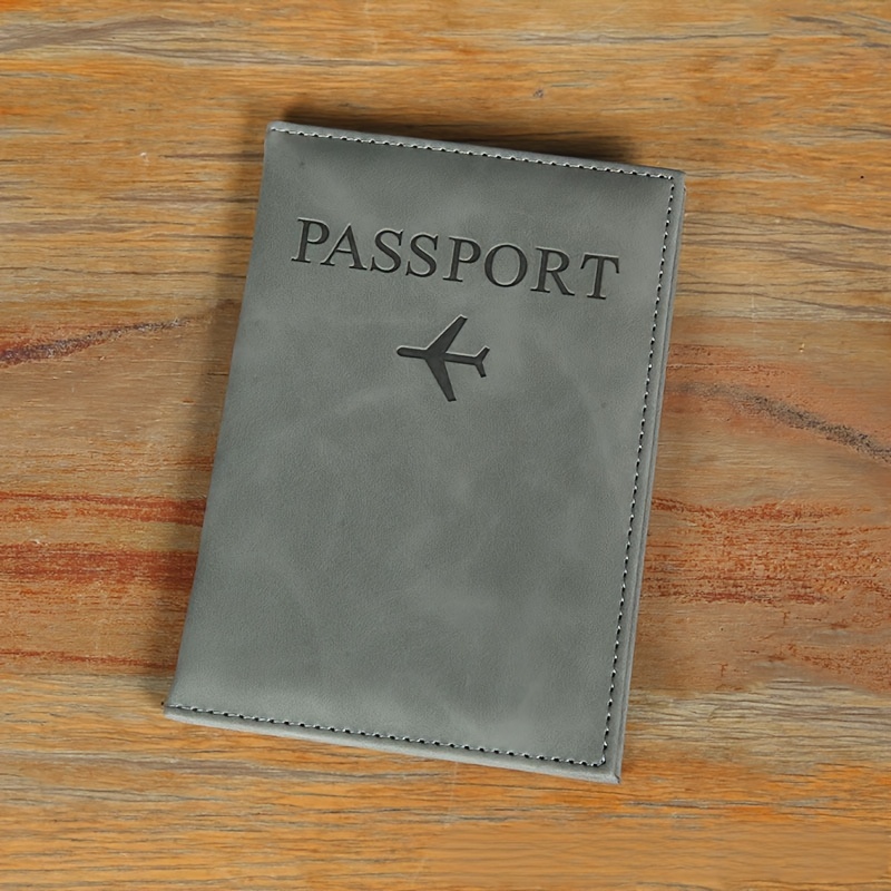 Funda Pasaporte Viaje En Avión Funda Pasaporte Hombre Mujer - Temu