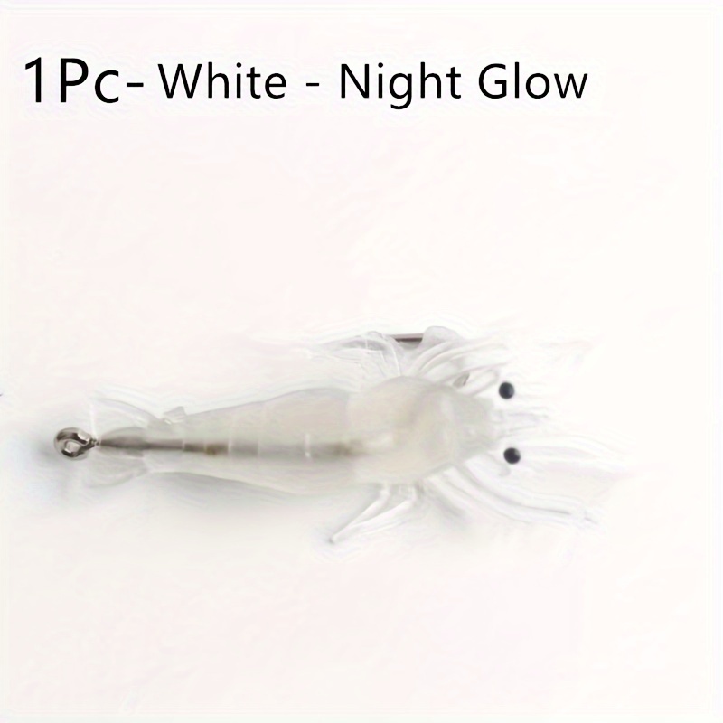 Luminous Soft Shrimp Bait Hook Freshwater Sea Fishing - Temu