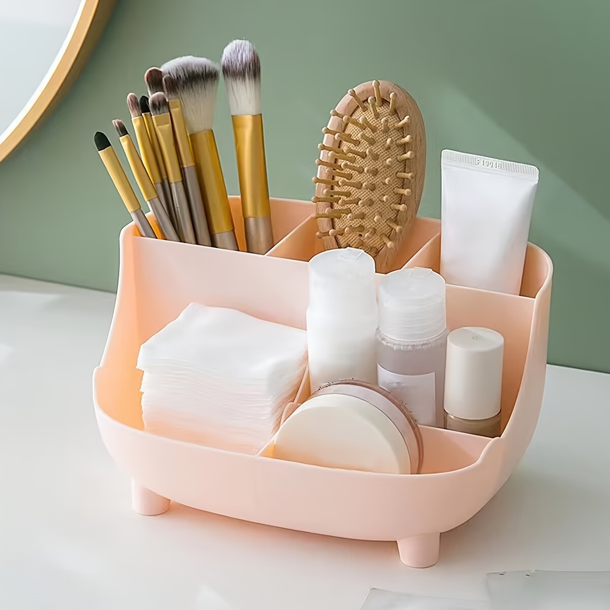 Countertop Storage Box Makeup Storage Container Desktop - Temu