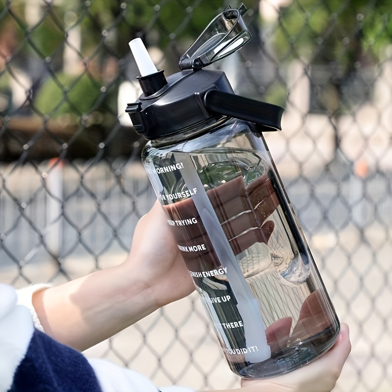 2L Outdoor Water Bottle Large Capacity Portable Transparent Water