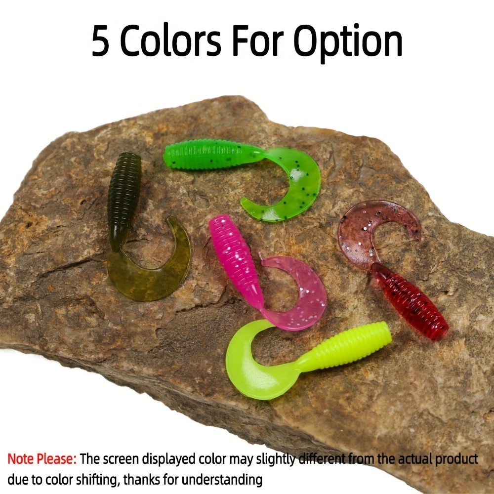 Fishing Soft Lures Silicone, Silicone Tail Grub Lures