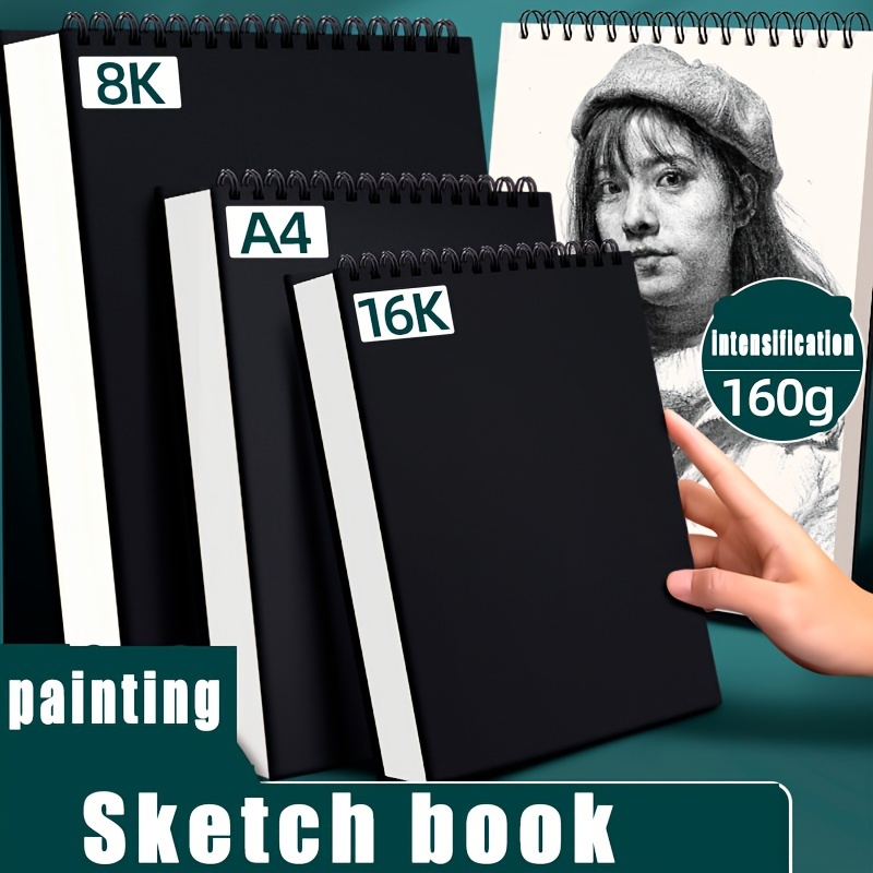 Book Coil Paintbook, A4 Sketchbook, Markburn Drawing Paper For