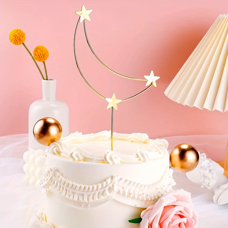 Sparkle Up Your Dessert Table With This Welcome Letter Moon - Temu