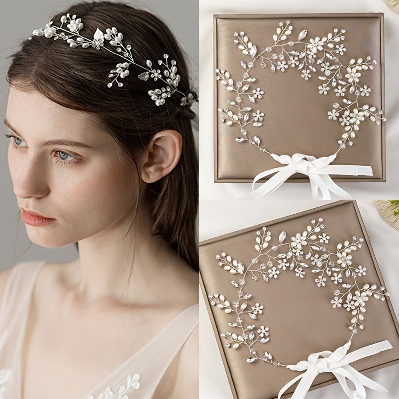 Bridal Hair Piece Bridal Hair Vine Bridal Hair Accessories Wedding Hair  Accessories Silver Wedding Hair Piece Pin Rose Golden Bride Hair Vine -  Clothing, Shoes & Jewelry - Temu