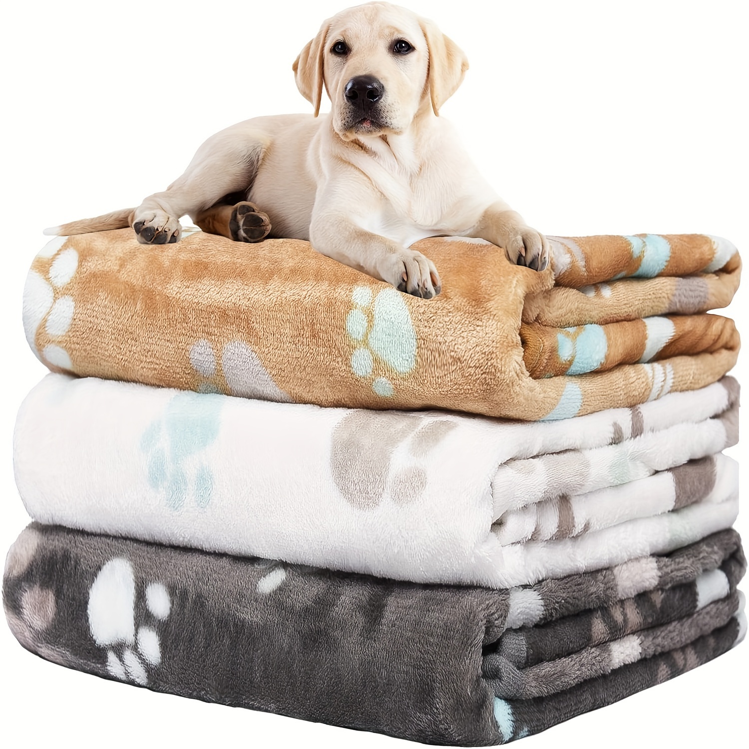 Cozy Fleece Pet Blanket Dogs Cats Soft Warm Blanket Cold - Temu
