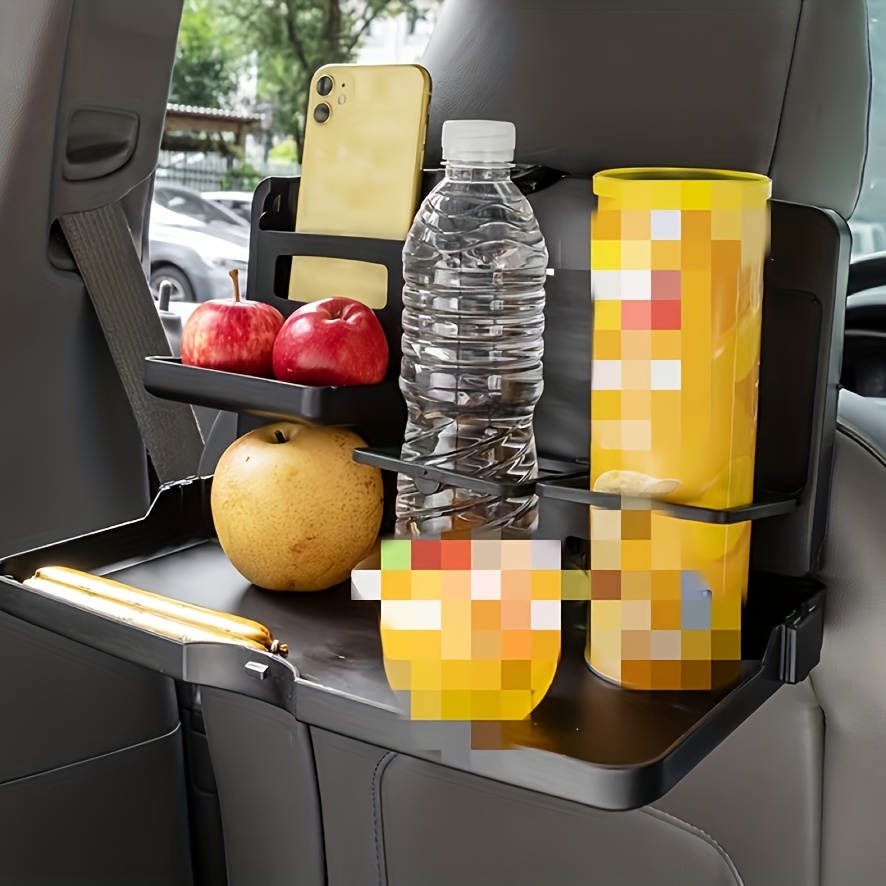 Car Seat Back Dining Table Car Beverage Rack Foldable Bracket  Multifunctional