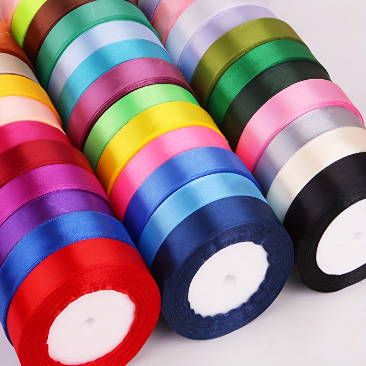 Width High Density Thickening Satin Ribbon Silk - Temu