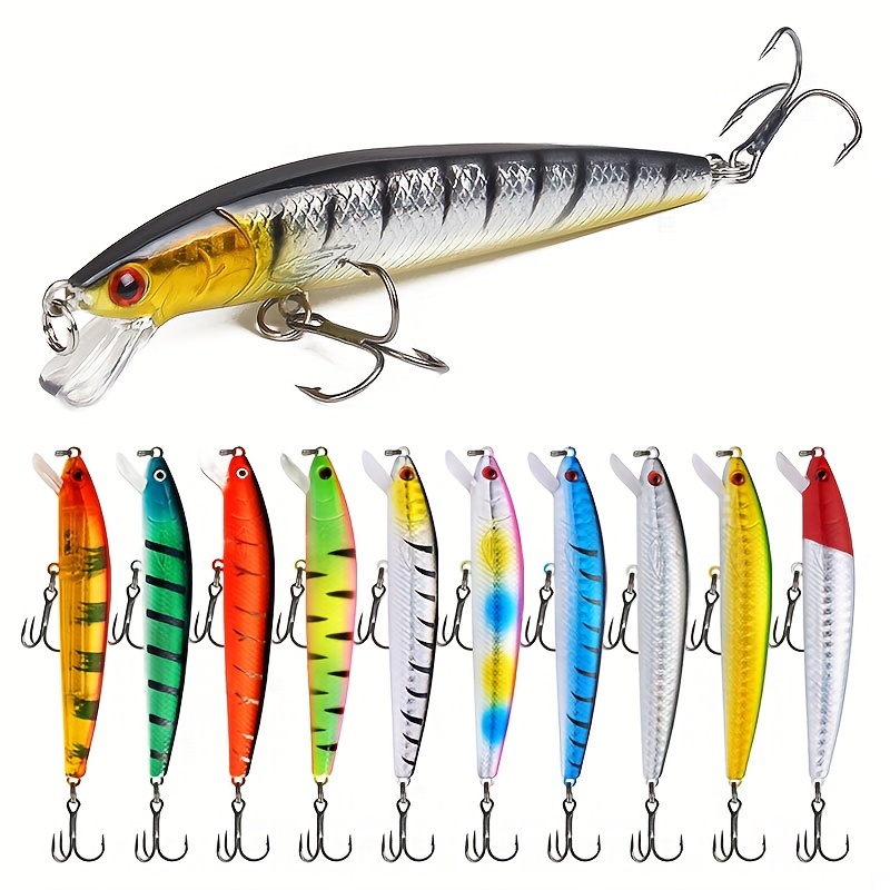 Artificial Lures Minnow Bait Rattling Beads Floating Plastic - Temu