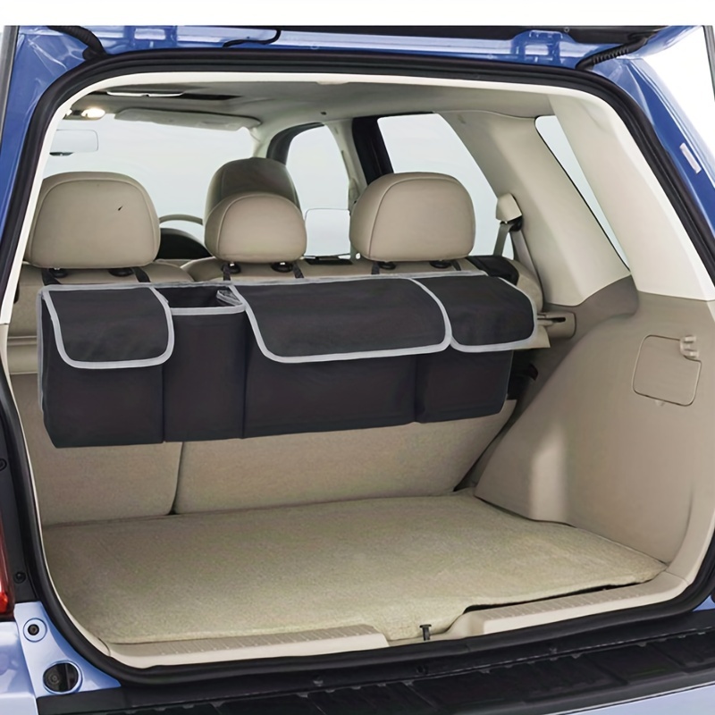 Car Trunk Organizer Oxford Interior Accessories Collapsible Back Seat  Storage Bag 4 Pocket