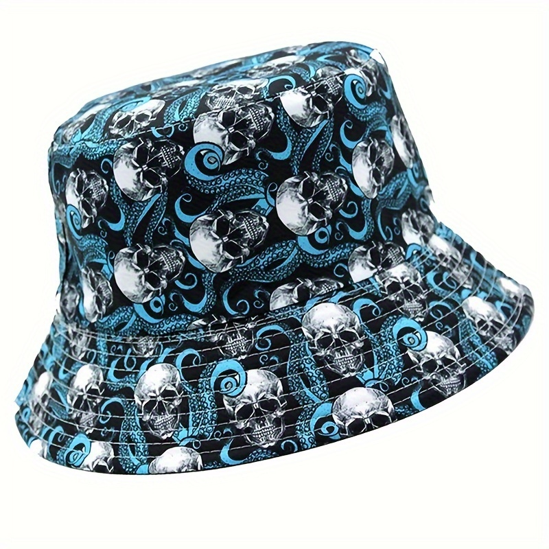 Sombrero Pirata Negro Halloween Gorro Estampado Calavera - Temu Chile