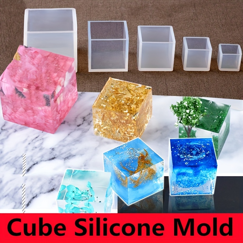 silicone square mold crystal epoxy mould
