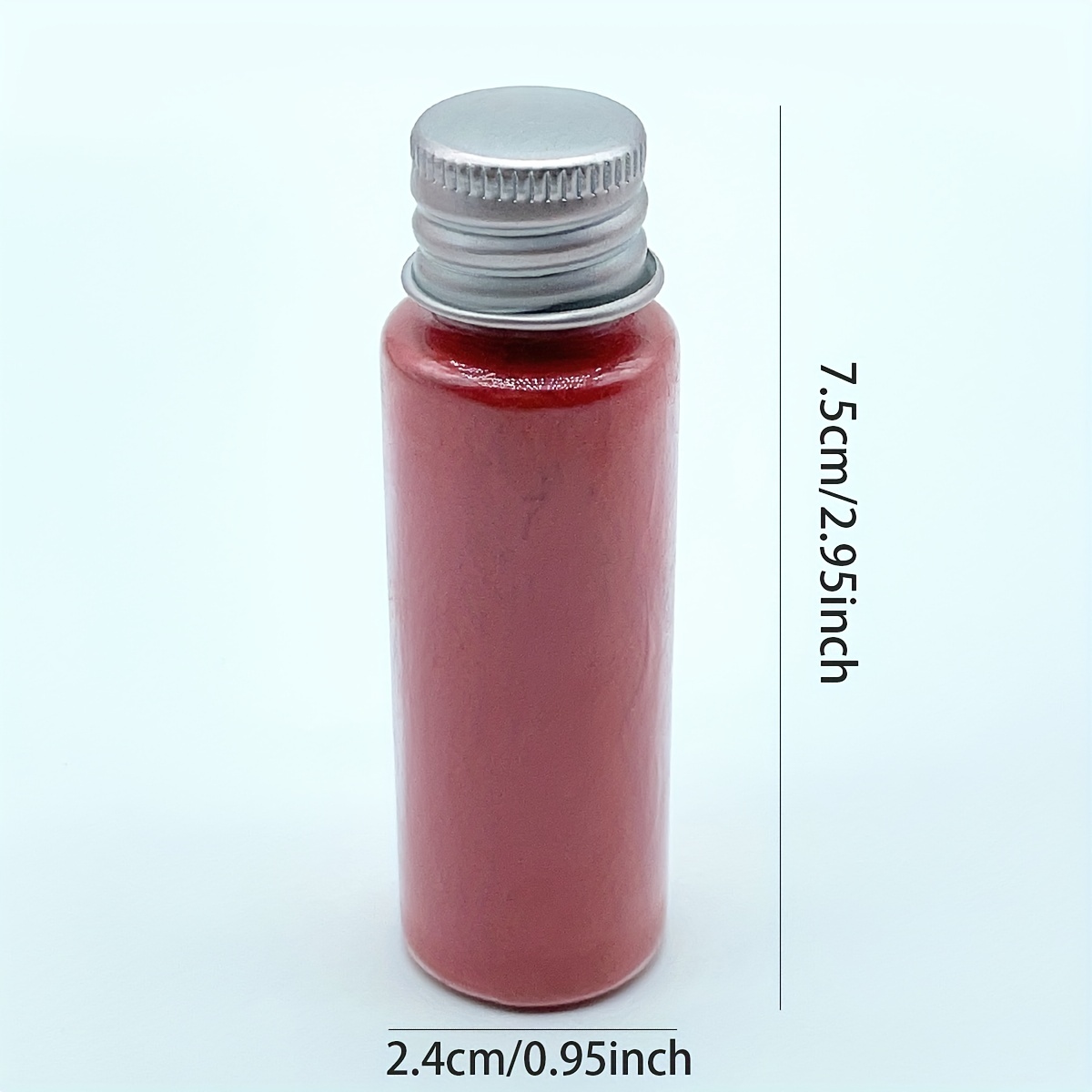 Bottle Oriental Red Mica Powder Pigment For Nail Glitter - Temu