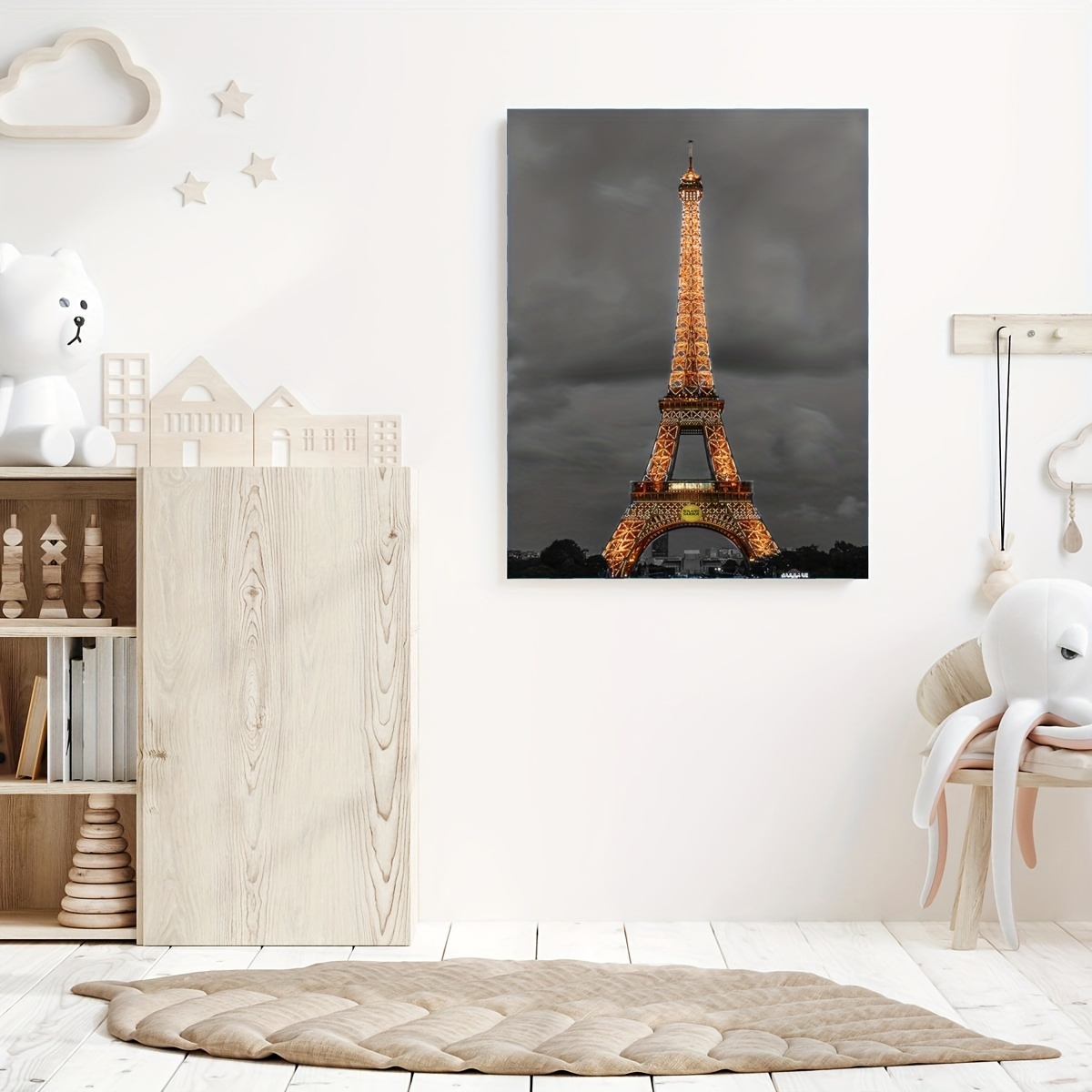 Frame Paintings World Famous Architectural Landscapes Canvas - Temu