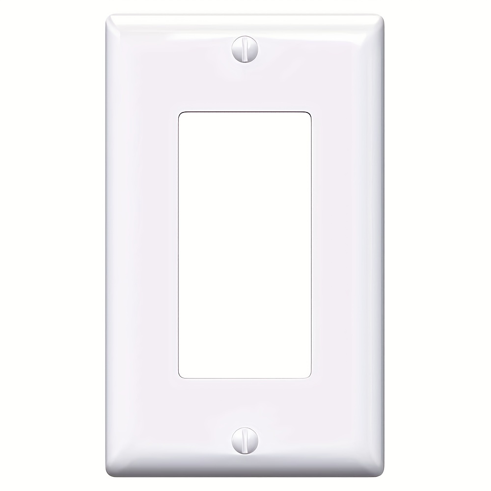 Wall Cover Plate, 1 Gang GFCI, White Plastic, 1 Pack. In Stock. Ships  Today. - Cable Protector Works - Elasco Wheel Chocks, Cable Protectors and  Cable Ramps %
