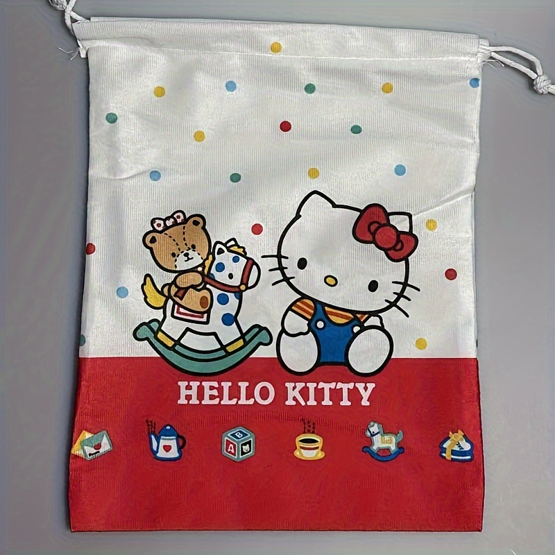 Hello Kitty Drawstring Garbage Bags Medium for Household Bathroom