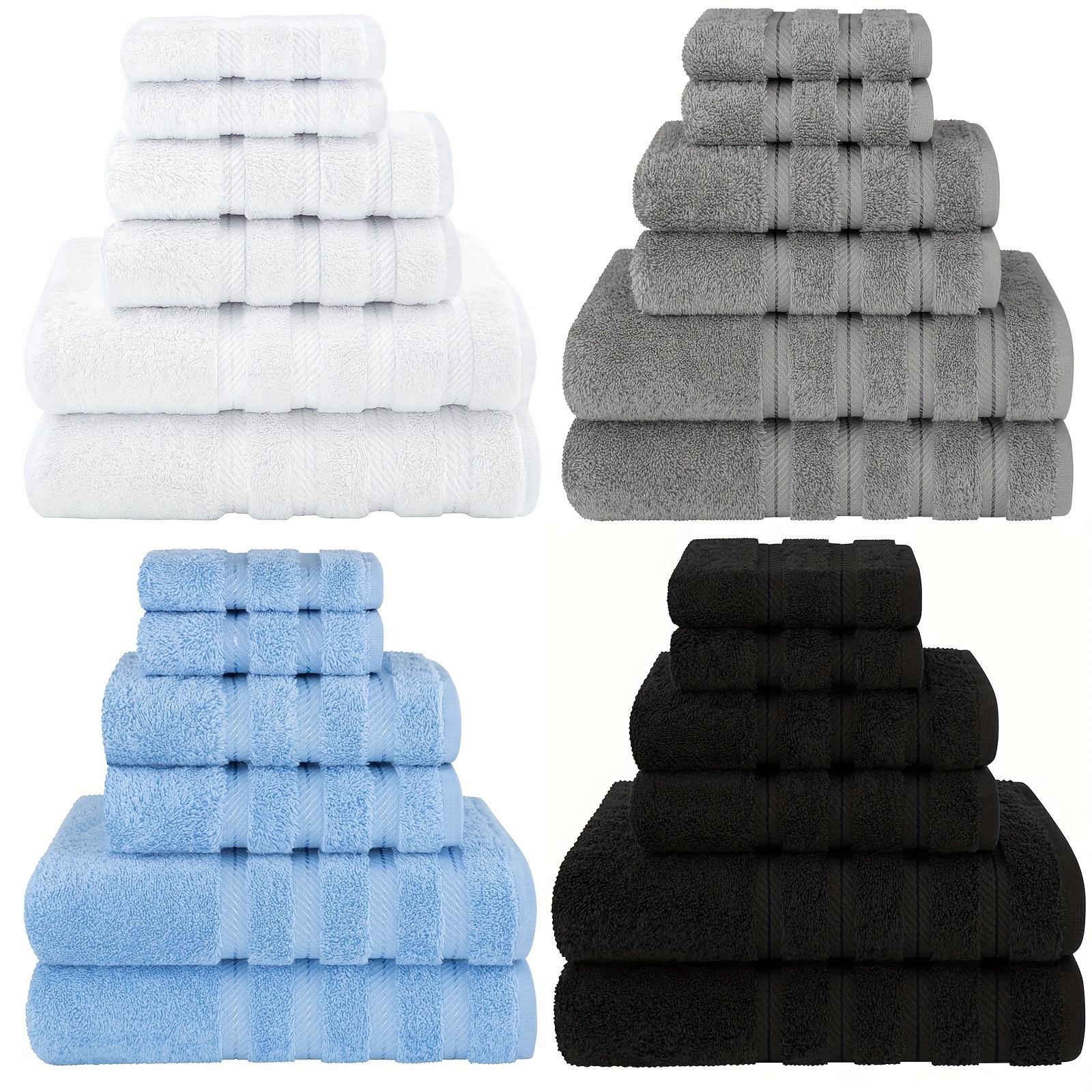 Durable And Absorbent Cotton Bath Sheet Quick Dry Towel For - Temu