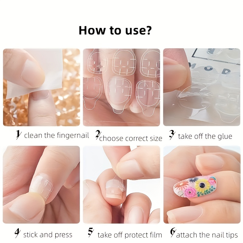 Pegamento Adhesivo Para Uñas Nail Tips Transparente Postizas