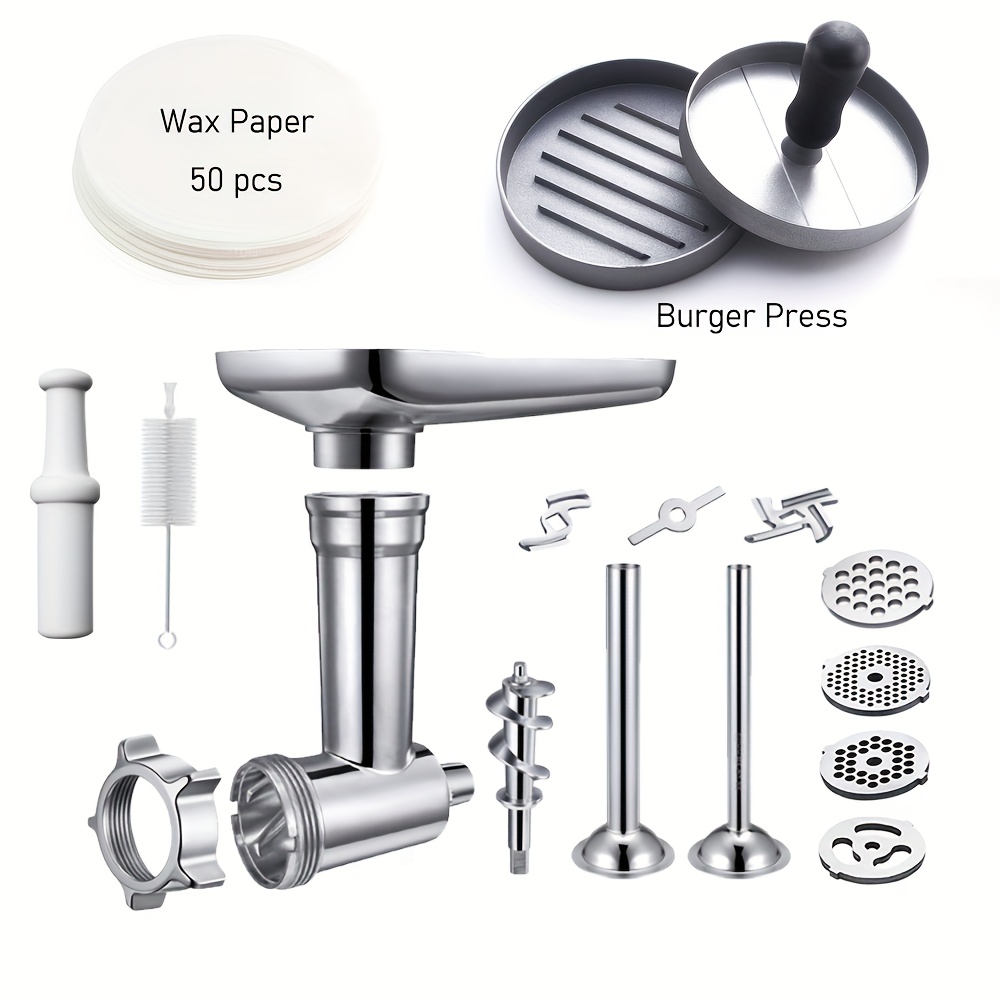 Meat Grinder Accessory Set Metal Food Grinder Attachment For - Temu