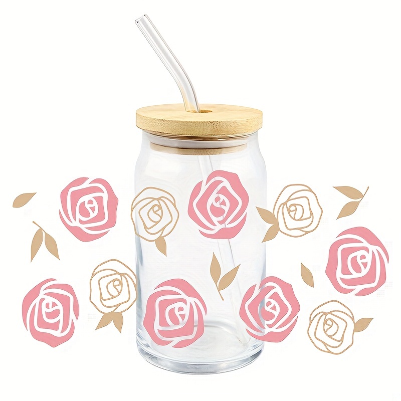 Glass Cup Stickers 