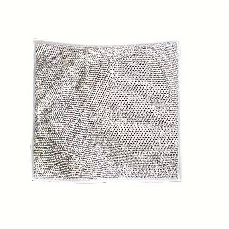 Multipurpose Non-Scratch Scrubbing Wire Dishwashing Rags, for Wet and Dry