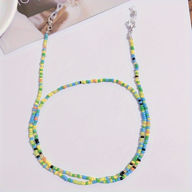 Glasses Chains Eyeglass Strap For Women Colorful Beaded - Temu