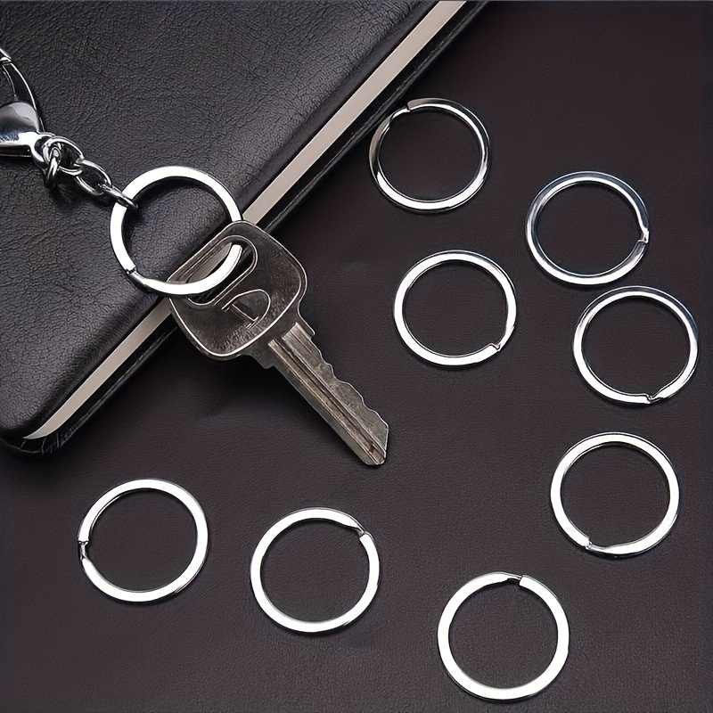 Iron Key Rings Round Key Rings For Keychains Diy Keyrings - Temu