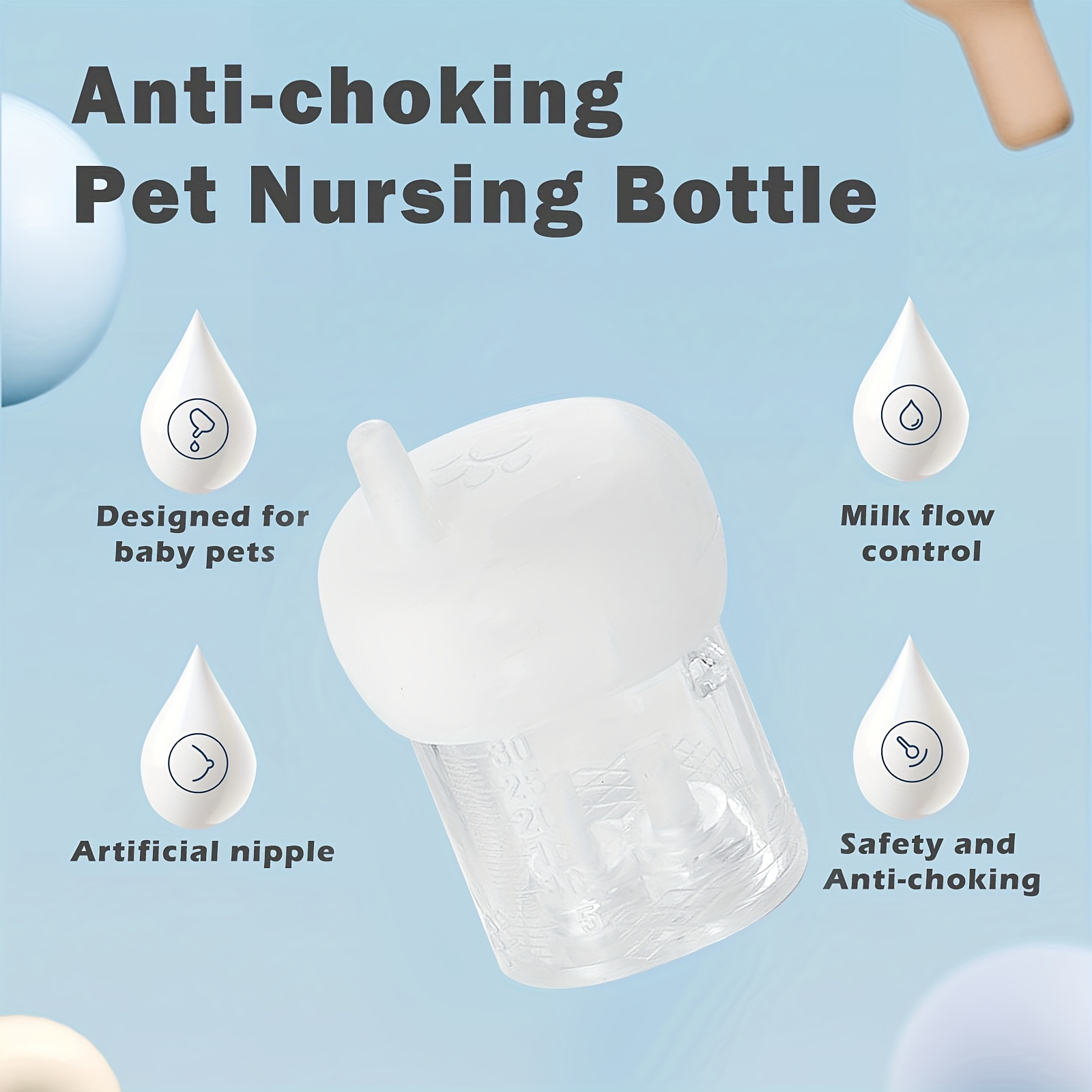 Breastfeeding Device Plastic Nurse Kitten Bottles Nursing Puppy Supplies