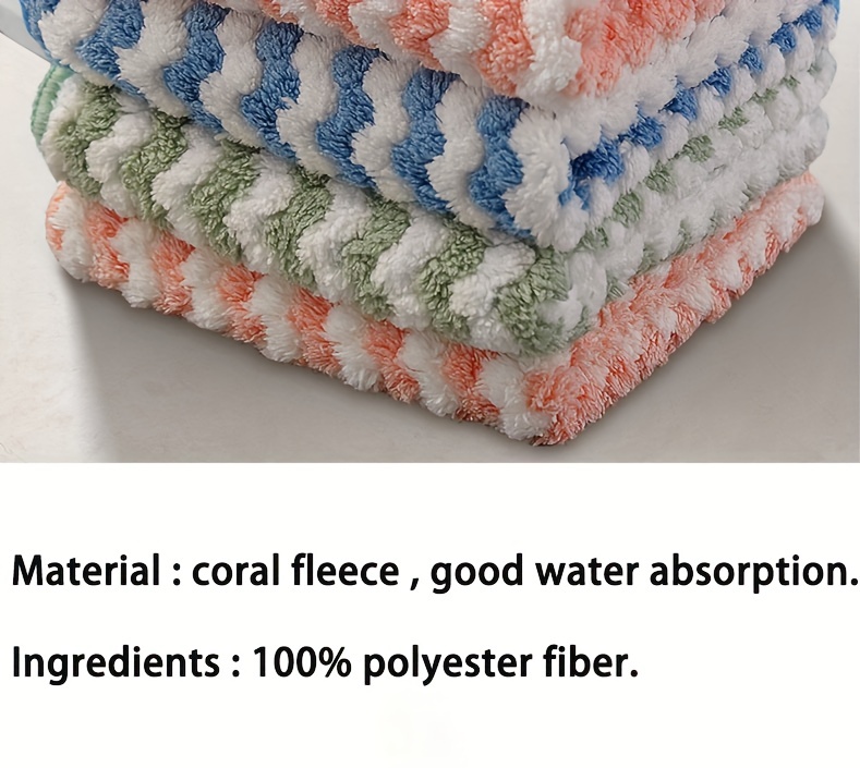 Microfiber Kitchen Wash Dishcloths, Ultra Soft Absorbent Quick Drying Dish  Towels, Household Cleaning Cloths, Terry Cloth Rags For Housekeeping - Temu