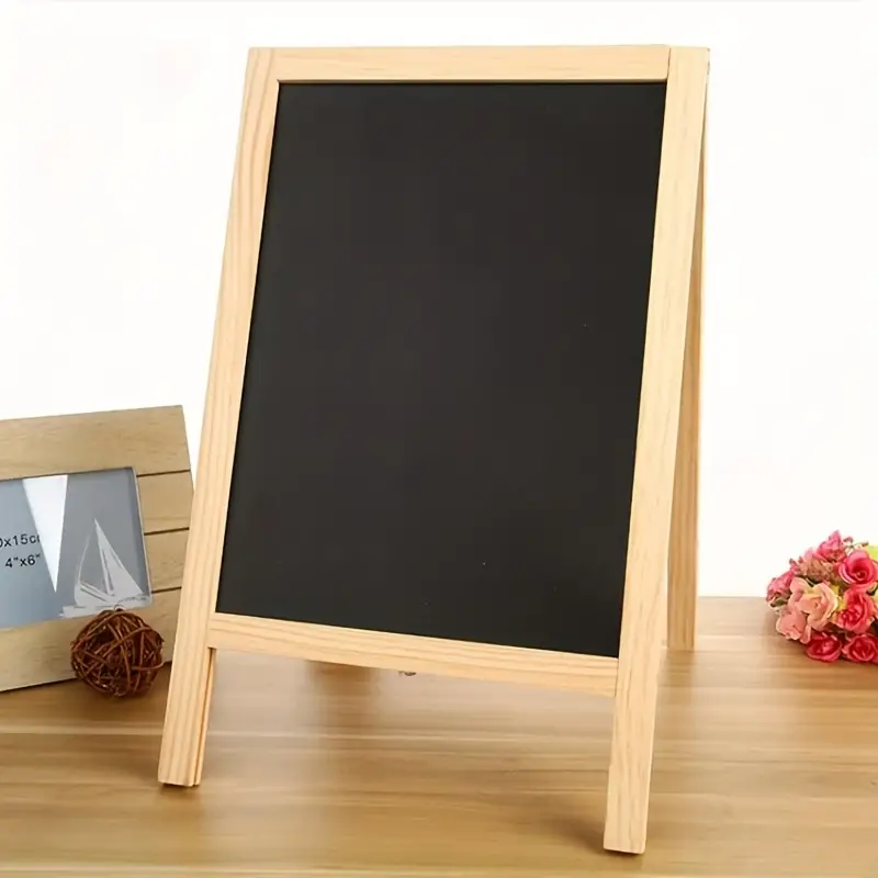 Black And White Double sided Wooden Drawing Board - Temu