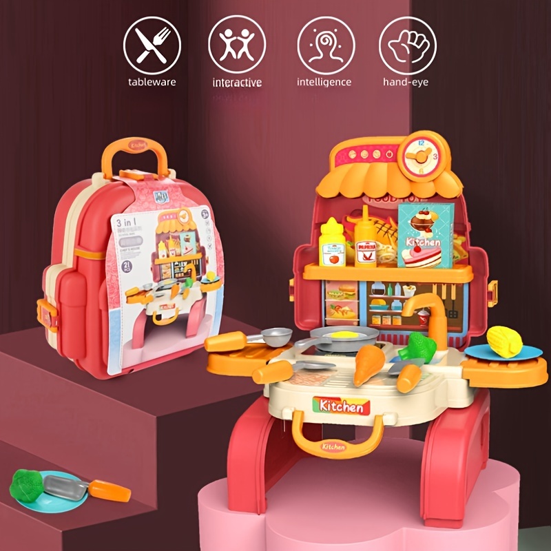 40pcs Kit de Jouets Cuisine Enfant de Simulation,Jouet Cuisine