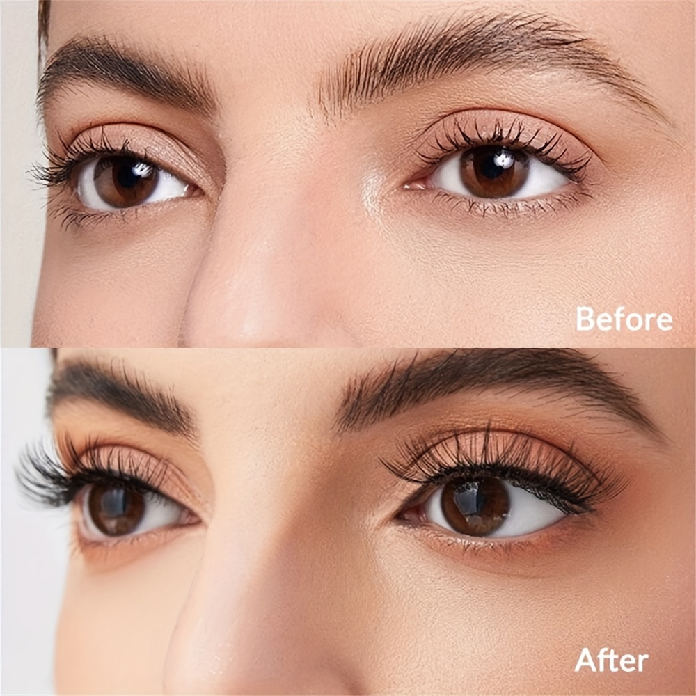 Waterproof Mascara - Vegan, Ultra-Black, Waterproof, Smudge-Proof, Volumizing Formula, Lengthening Lashes, Long-Lasting Formula