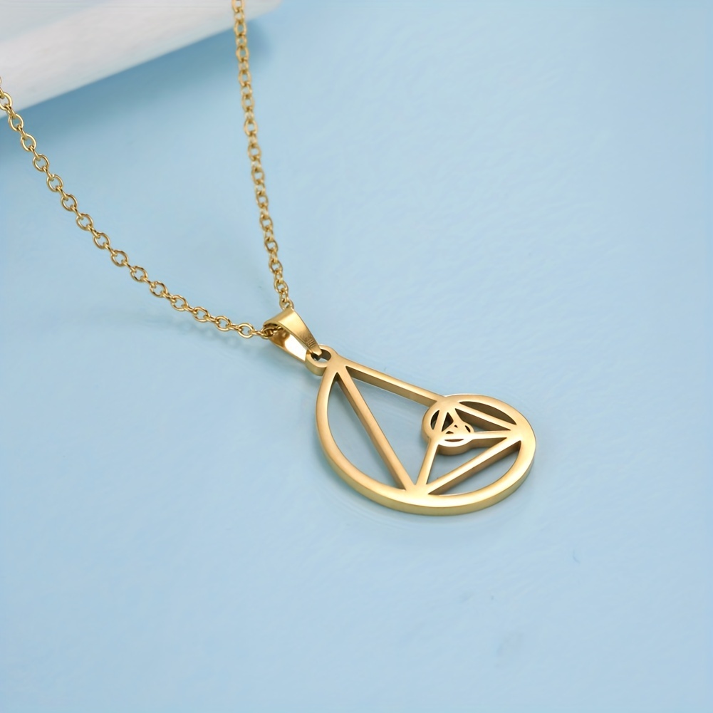 Golden Spiral Necklace - Math Jewelry