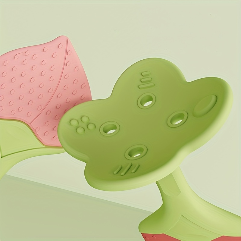 Soft Fruit Teether Silicone Soothing Teething Toy