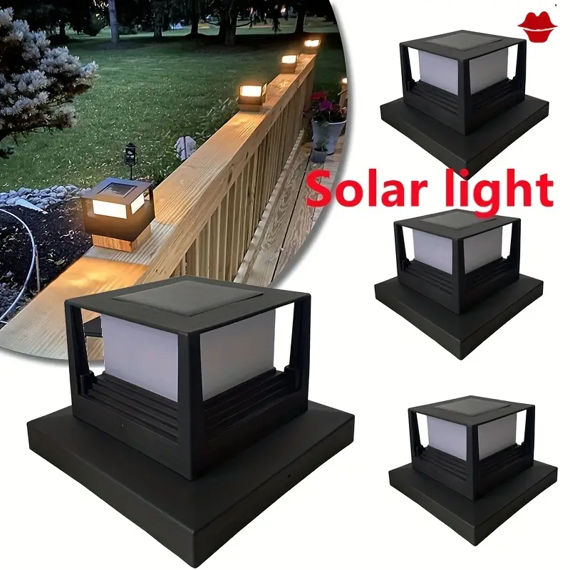 Led Safe Solar Column Head Light Deck