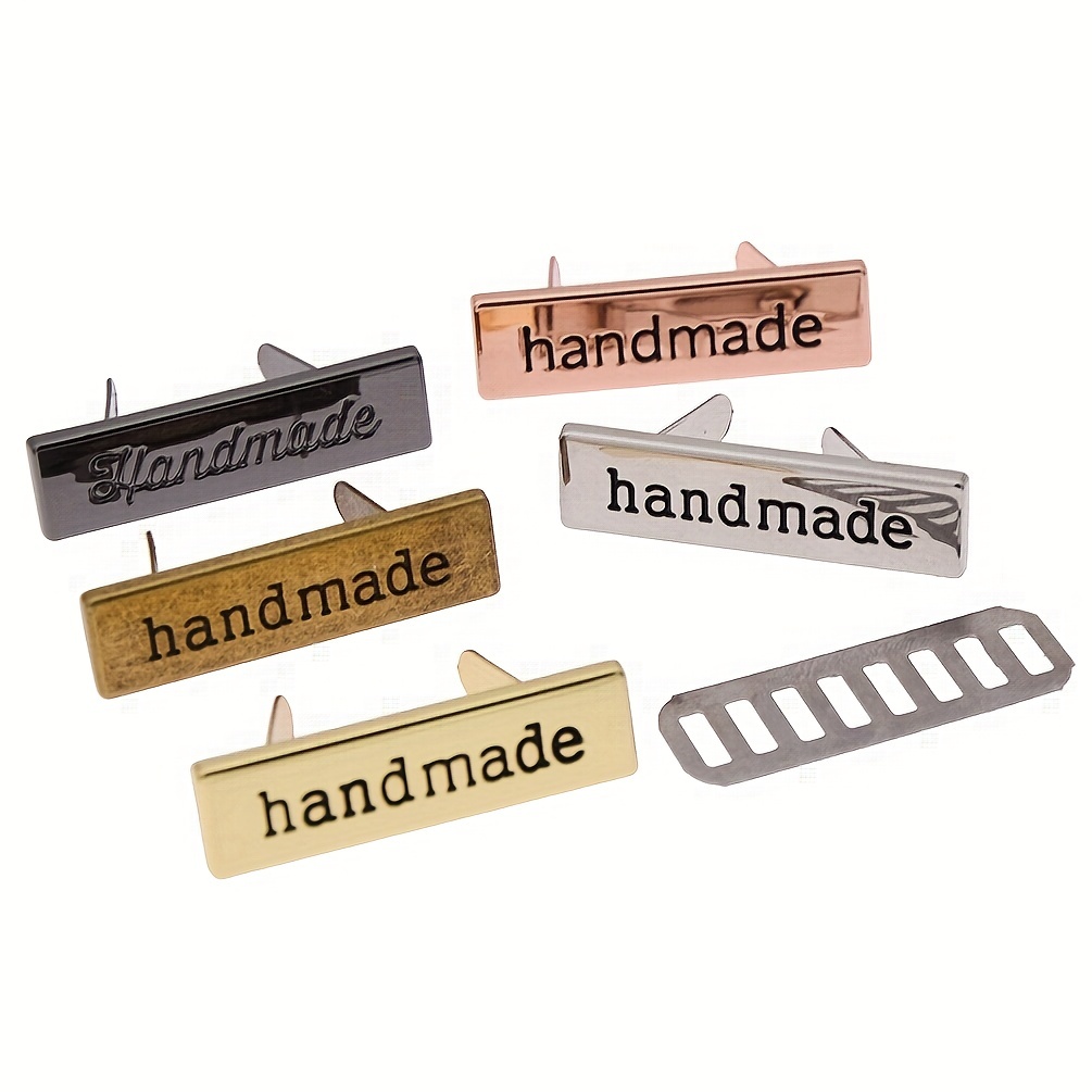 

10pcs Handmade Metal Handmade Sign Diy Leather Luggage Handmade Sign Buckle