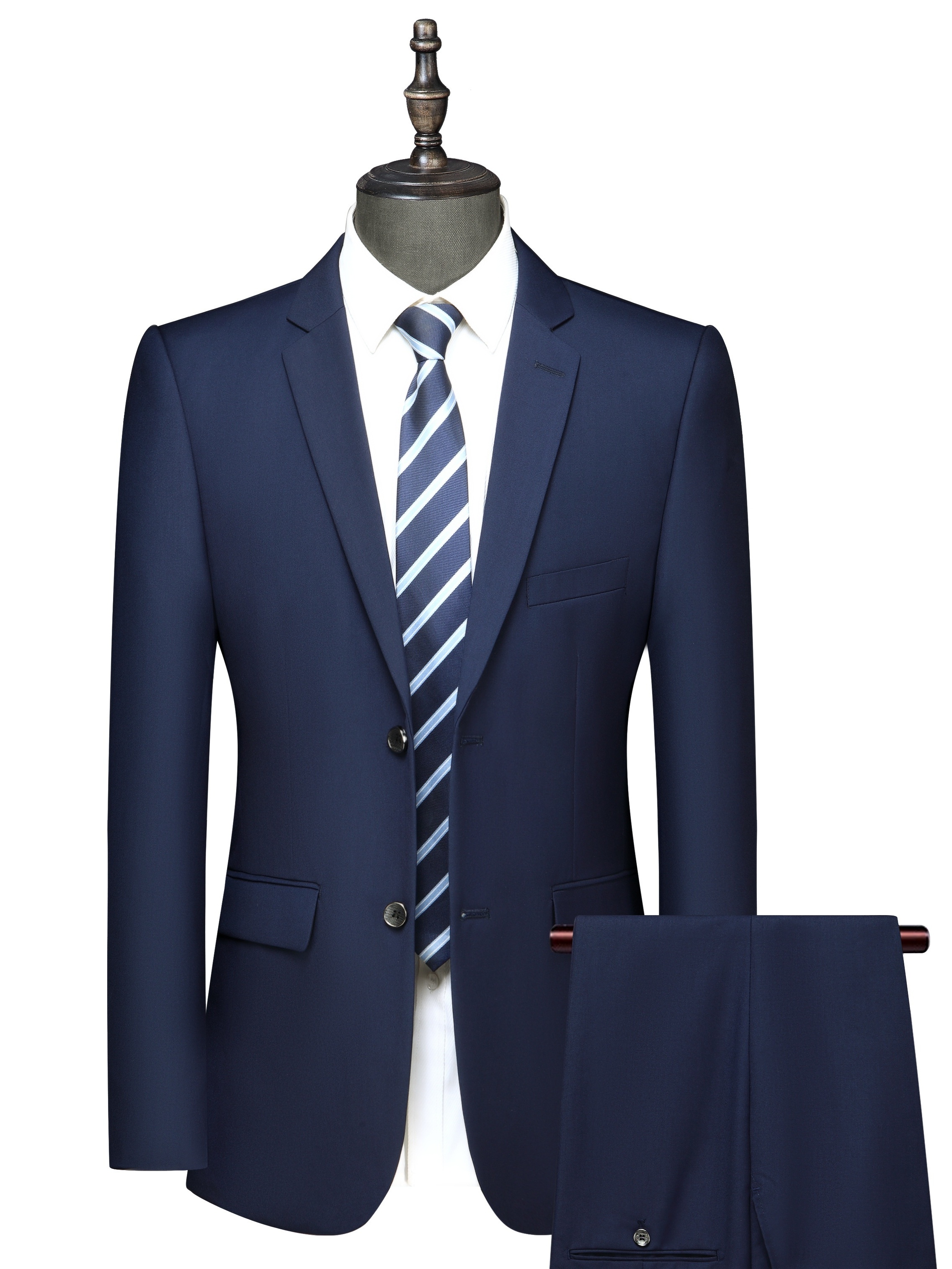 Formal Men's Two Button Suit Jacket Dress Pants Suit Set - Temu Portugal